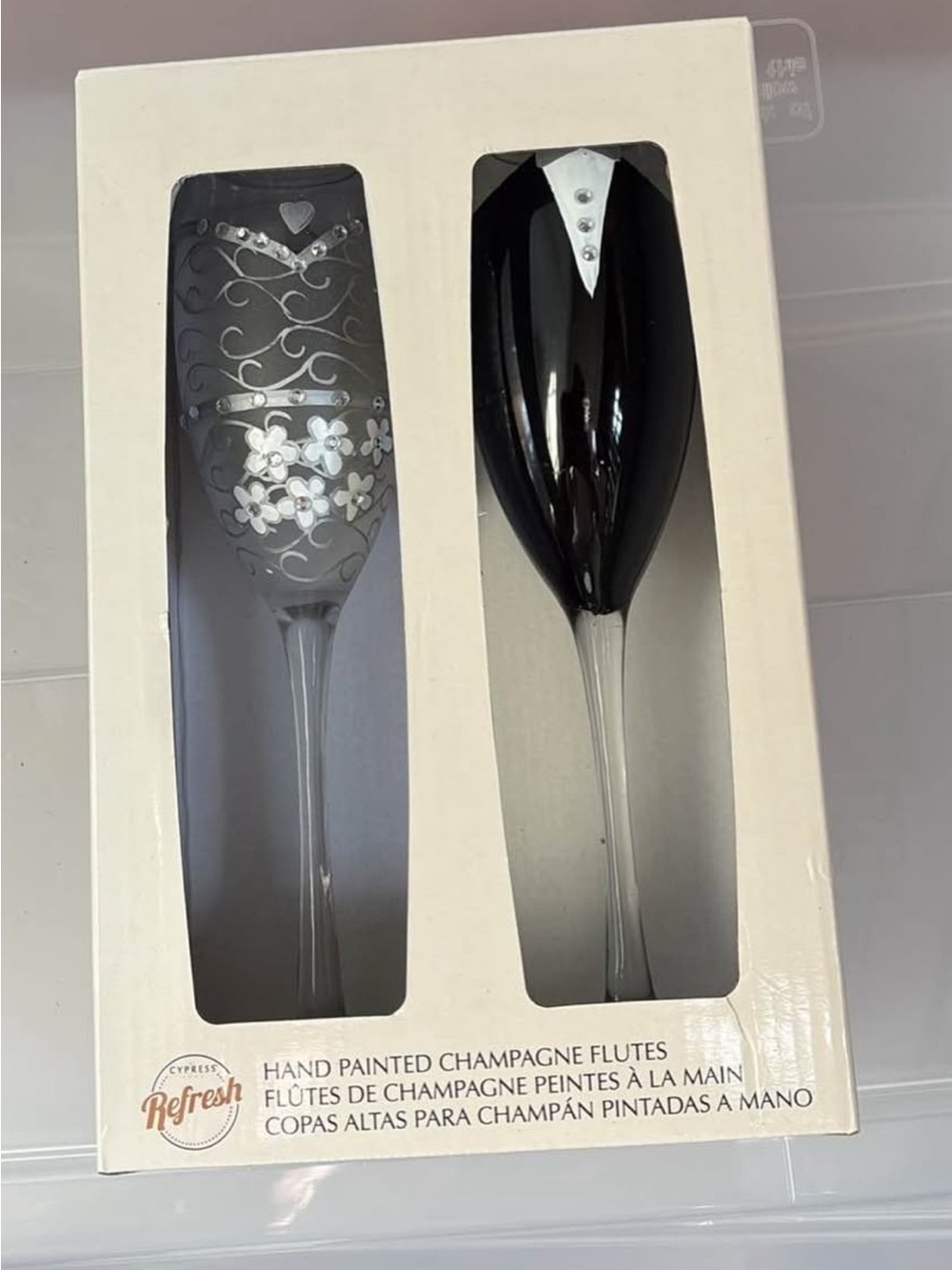 Mr & Mrs Champagne Flutes